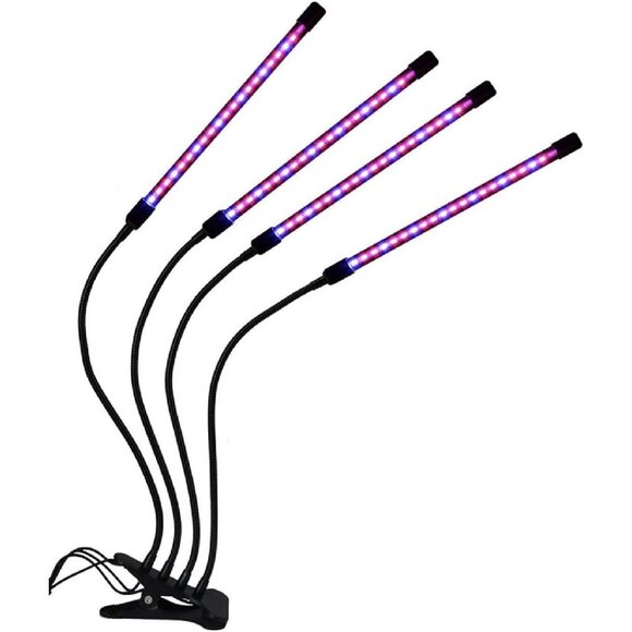 Other - LED plant grow lights 4 adjustable position light strips remote control dimmable